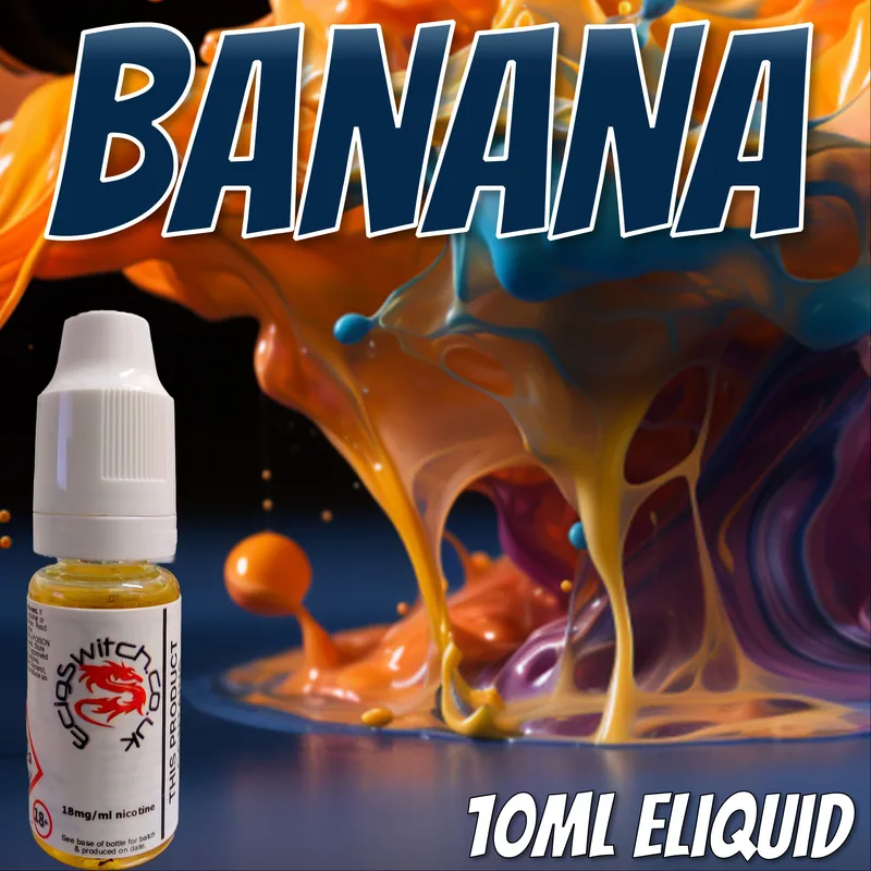 Banana Eliquid e-liquid bottle