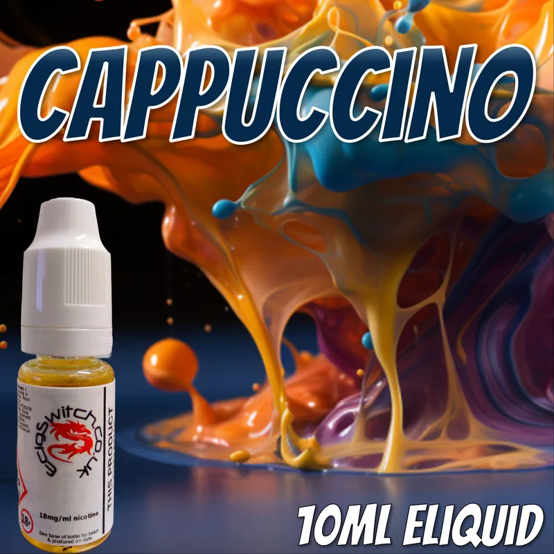 Cappuccino e-liquid bottle