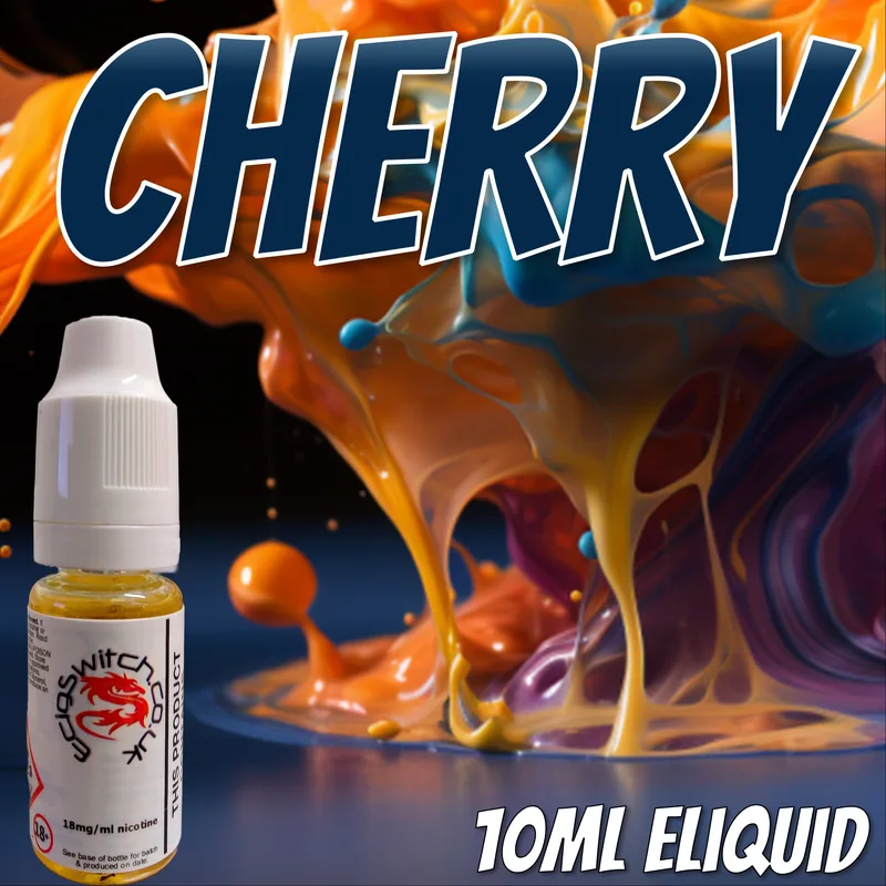 Cherry e-liquid bottle