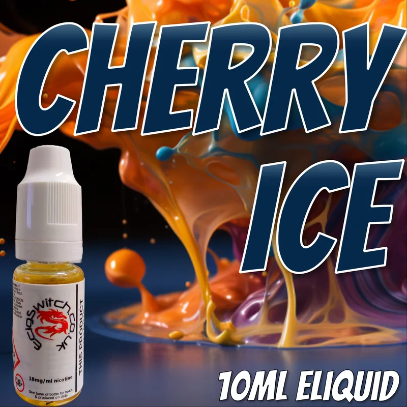 Cherry Ice e-liquid bottle