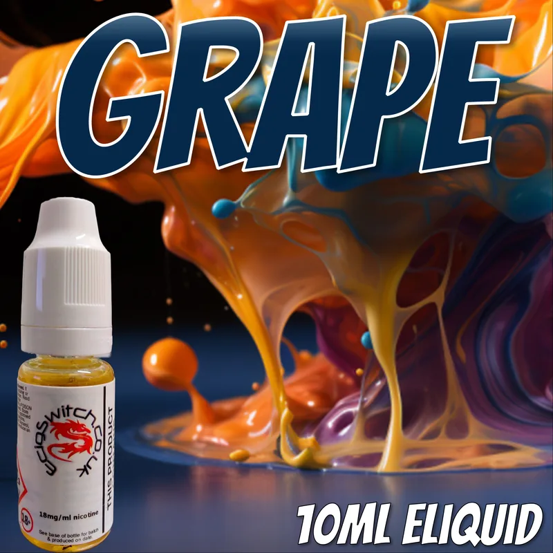 Grape e-liquid bottle