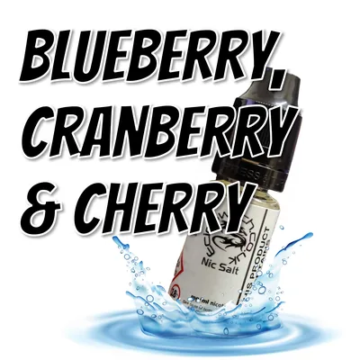 Blueberry, Cranberry & Cherry e-liquid, Ecig Switch Blackpool