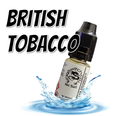 British Tobacco e-liquid, Ecig Switch Blackpool