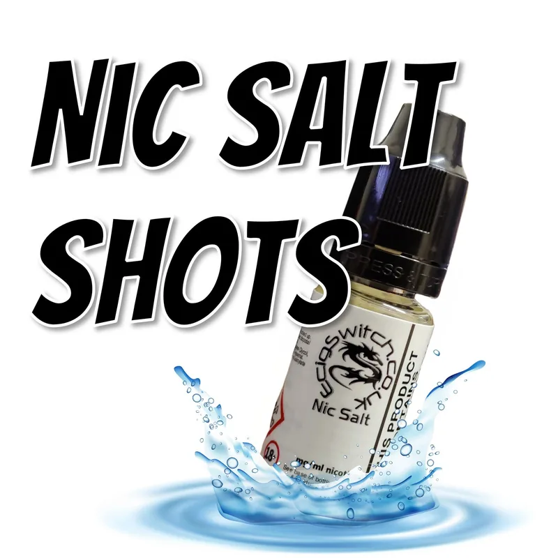 Nic Salt Shots e-liquid bottle