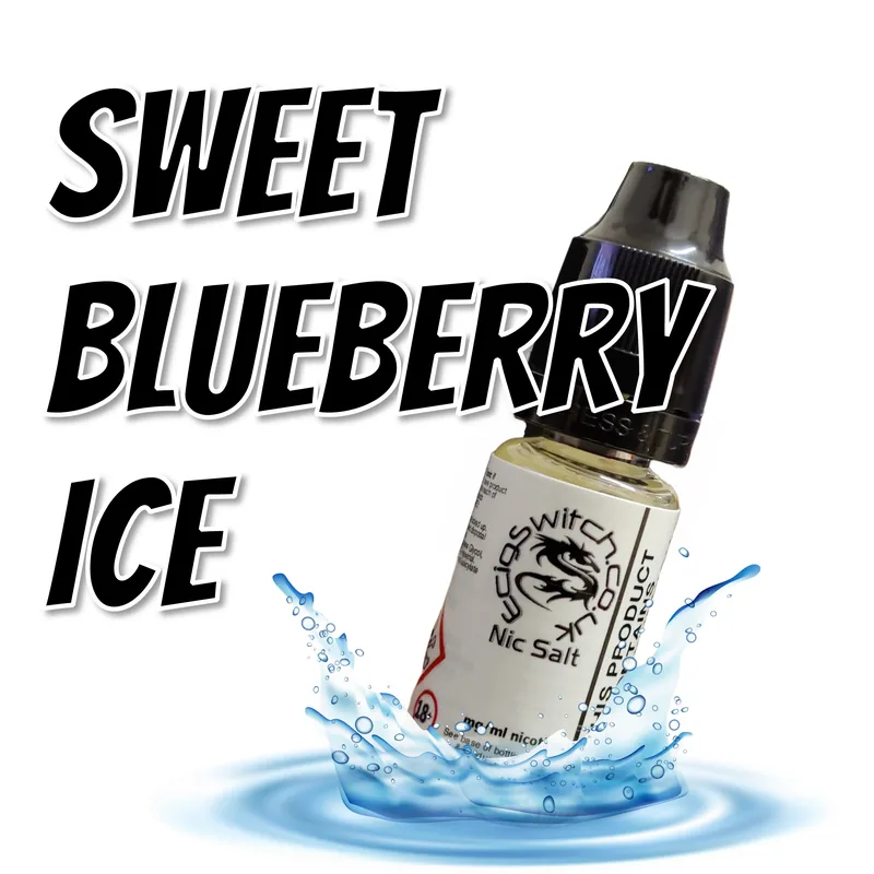Sweet Blueberry Ice e-liquid bottle