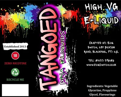 Tangoed e-liquid, Ecig Switch Blackpool