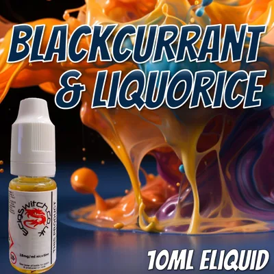 Blackcurrant & Liquorice e-liquid, Ecig Switch Blackpool