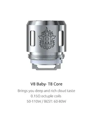 Smok TFV8 Baby Beast � T8  0.15ohm octuple coil, Ecig Switch Blackpool