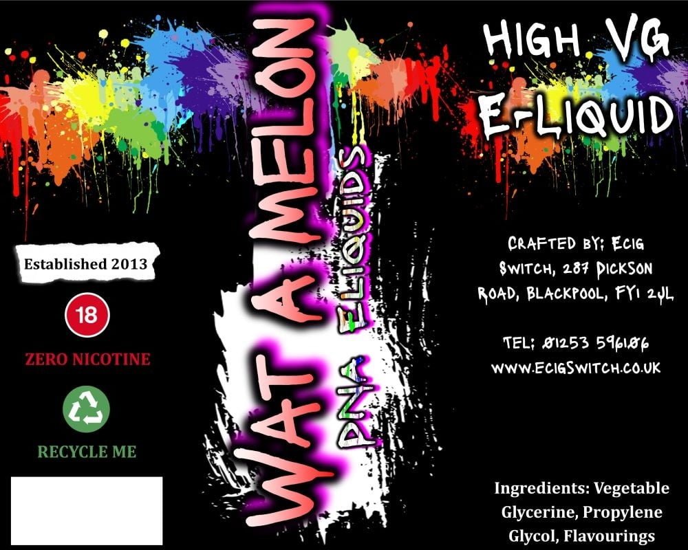 Wat A Melon Eliquid – Shortfill