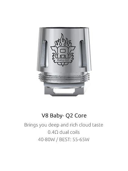 Smok TFV8 Baby Beast – Q2 core 0.4ohm dual coil