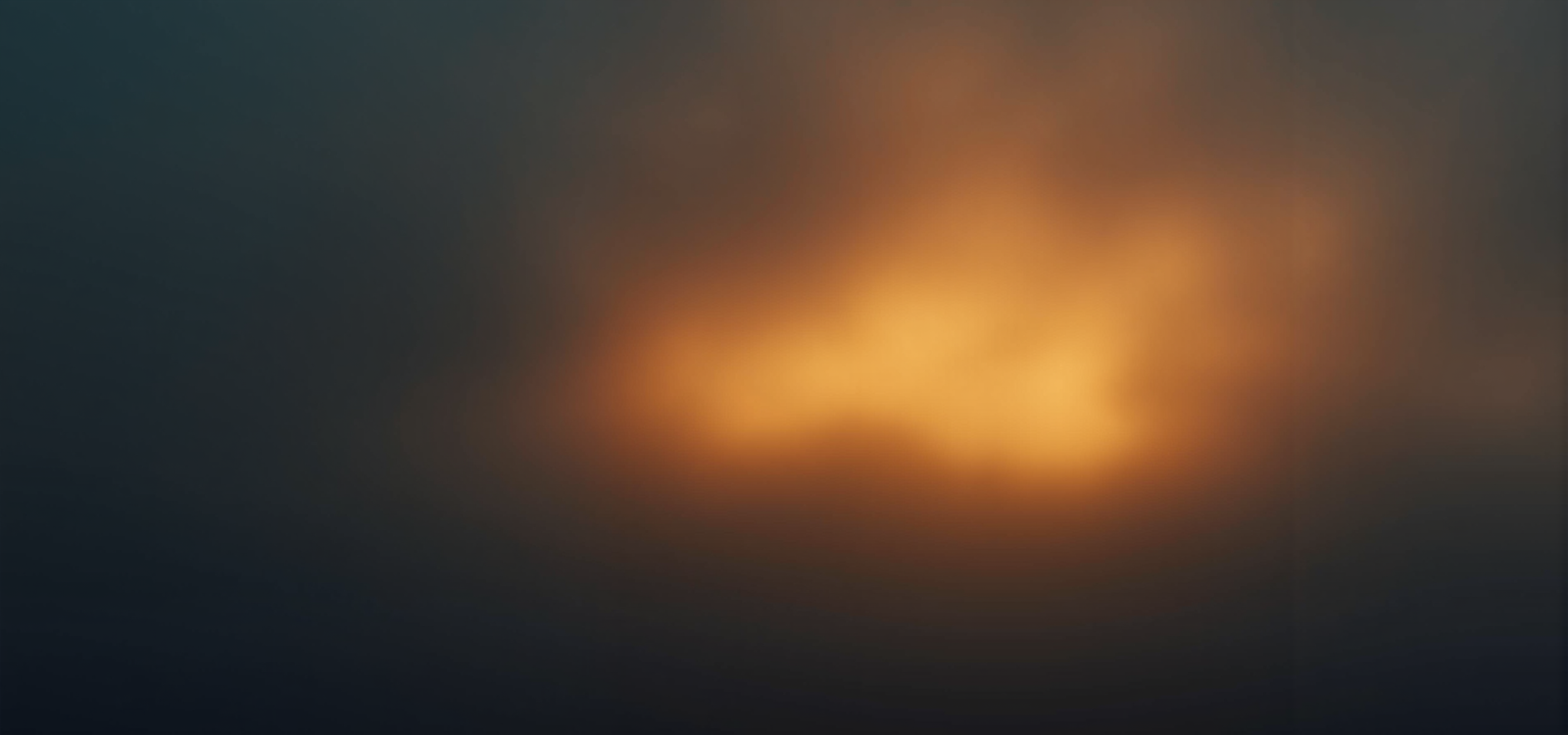 Warm glow against a dark backdrop.
